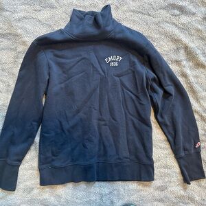 Emory University turtleneck navy blue